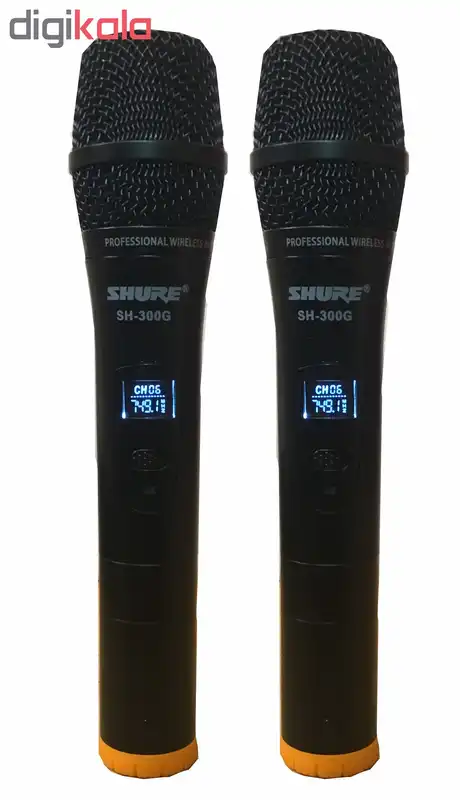 میکروفن بی سیم دو دستی شور مدل SH-300G