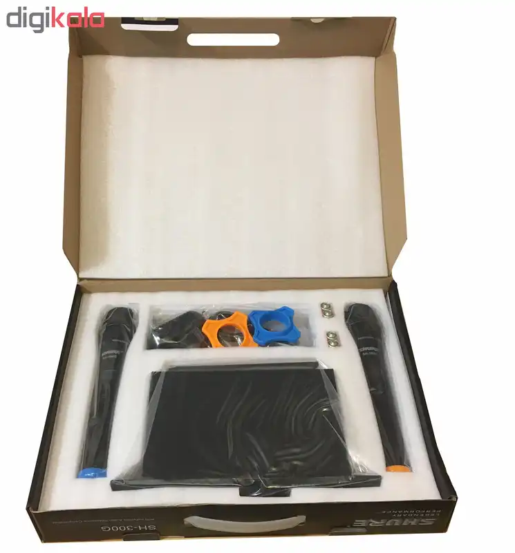 میکروفن بی سیم دو دستی شور مدل SH-300G