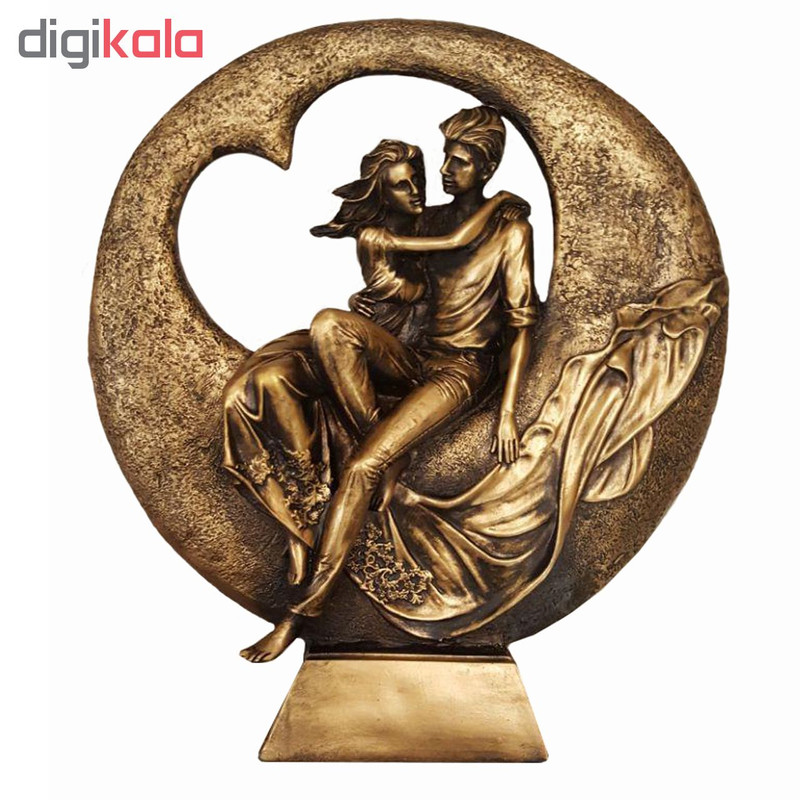 مجسمه لیلپار طرح ماه سوار مدل DKH-7030
