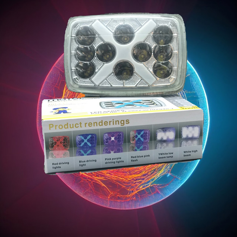 چراغ جلو موتور سیکلت موتو ال ای دی مدل XBT-X-TY مناسب برای هندا سی دی آی