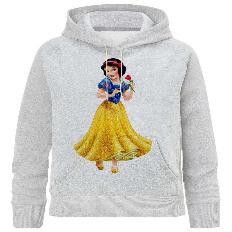 هودی دخترانه مدل M 155 سفید برفی