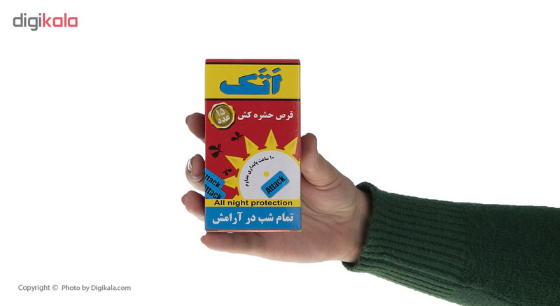 قرص حشره کش اتک مدل Red بسته 15 عددی