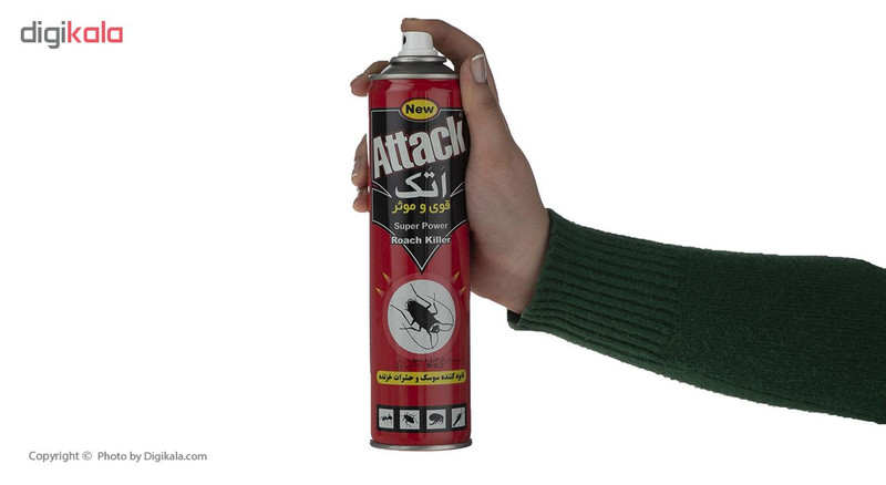 اسپری حشره کش اتک مدل Red حجم 400 میلی لیتر