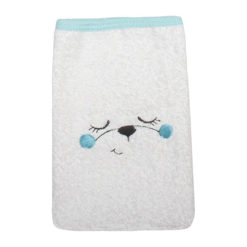 حوله نوزادی آدمک مدل خرس سایز 85x85 سانتی متر به همراه لیف