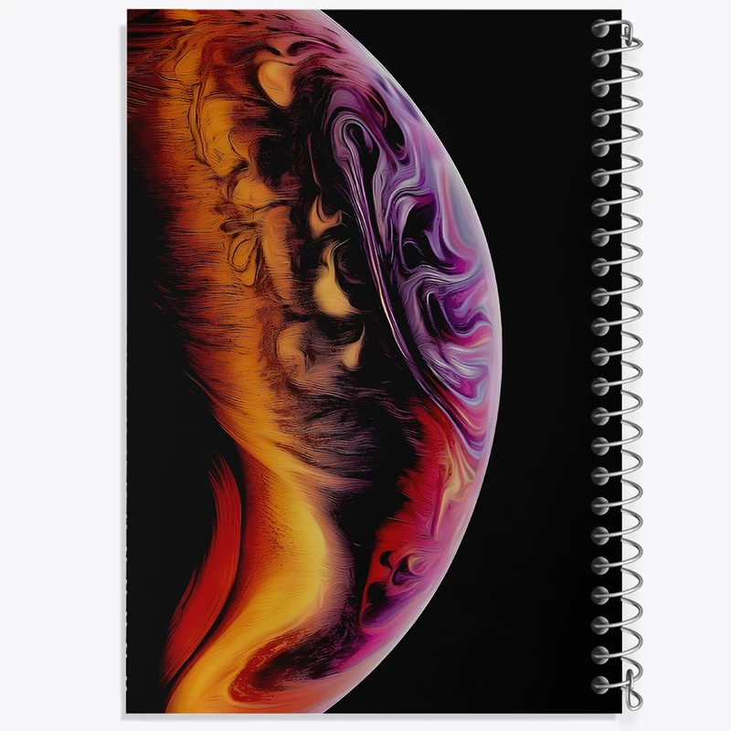 دفتر نقاشی 50 برگ خندالو طرح کهکشان (galaxy) کد F6778