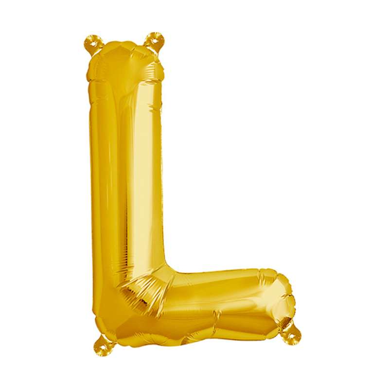 بادکنک فویلی سورتک طرح حروف انگلیسی مدل L