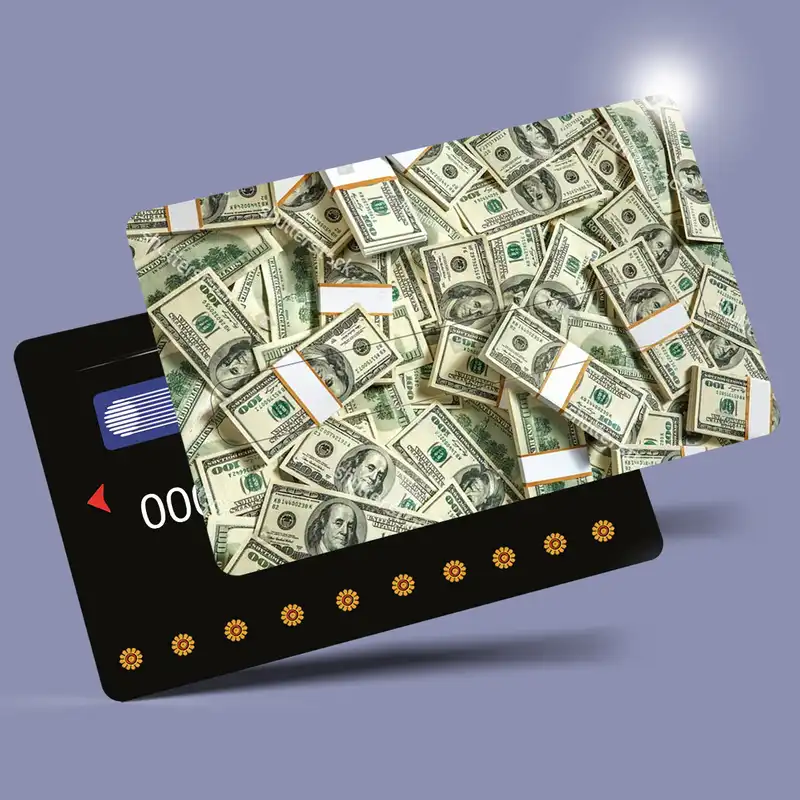 استیکر کارت مدل دلار کد adl01