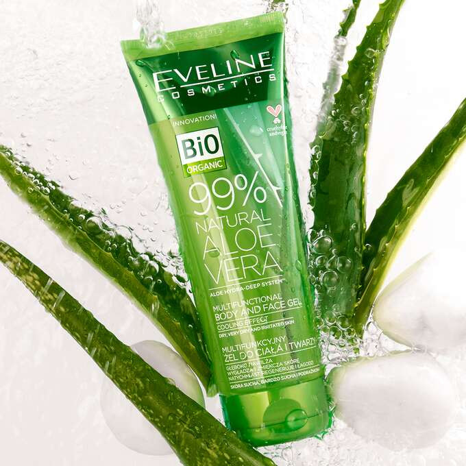 ژل بدن اولاین مدل Aloe Vera حجم 250 میلی لیتر