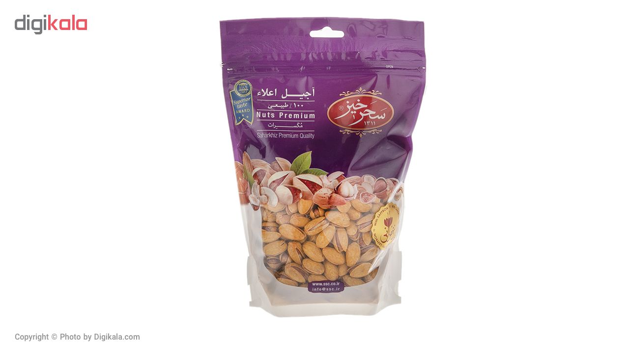 saharkhiz premium quality saffrony pistachio, 450 g