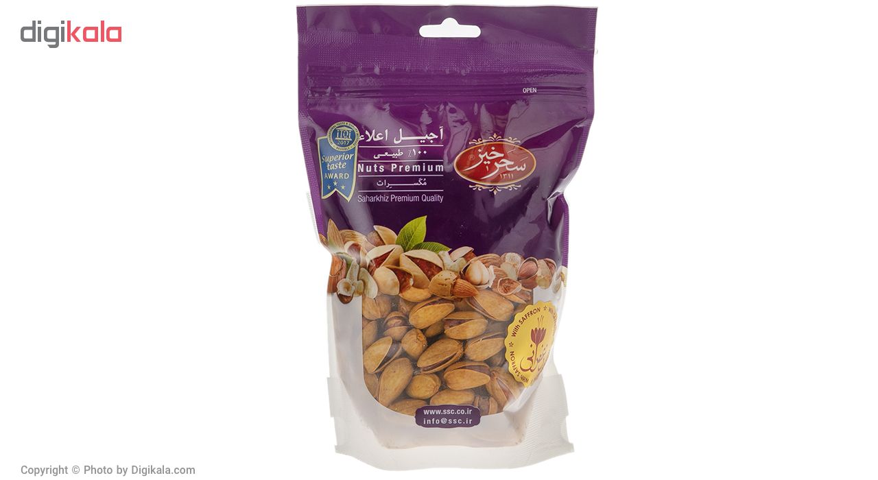 saharkhiz premium quality saffrony pistachio, 250g