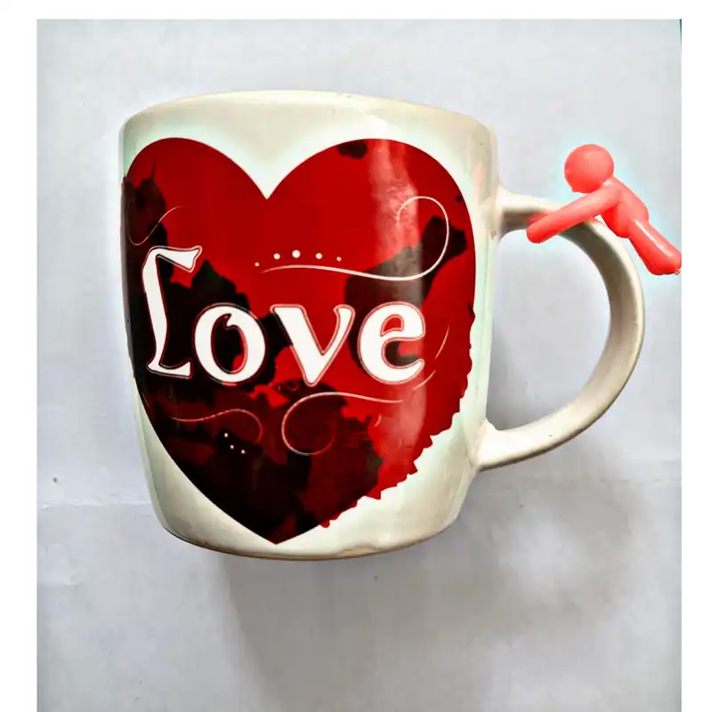 نشانگر تزیینی لیوان مدل آدمک h33 بسته 12 عددی