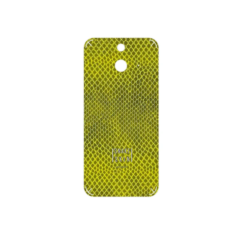 برچسب پوششی ماهوت مدل Yellow Snake Skin مناسب برای گوشی موبایل اچ تی سی One E8