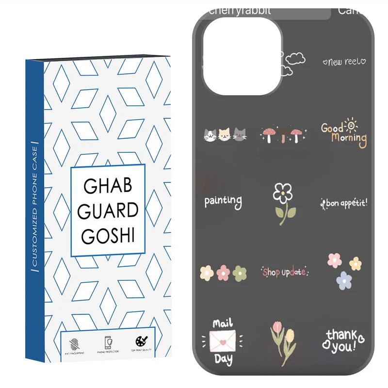 کاور قاب گارد گوشی طرح گل کد Dimo-263 مناسب برای گوشی موبایل اپل IPHONE 15
