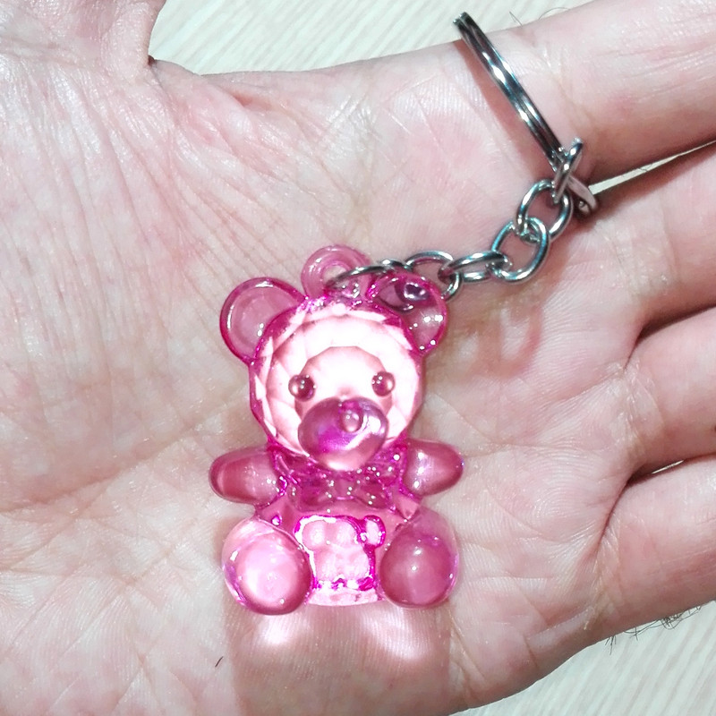 جاکلیدی دخترانه مدل خرس کریستالی جاکلیدی دخترانه مدل خرس کریستالی