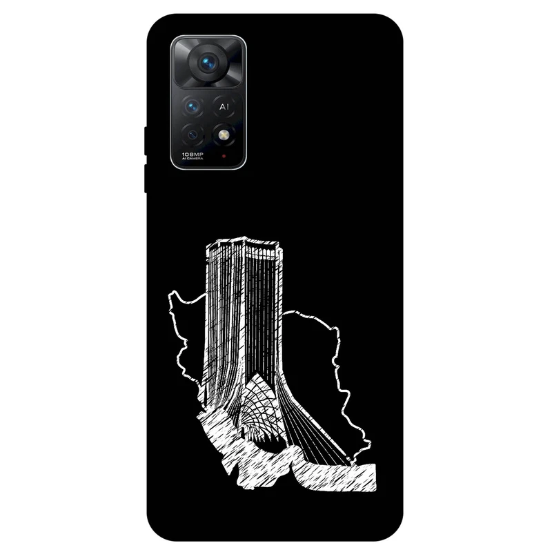کاور مگافون طرح برج آزادی مدل 1628 مناسب برای گوشی موبایل شیائومی Redmi Note 11 Pro 4G / 5G