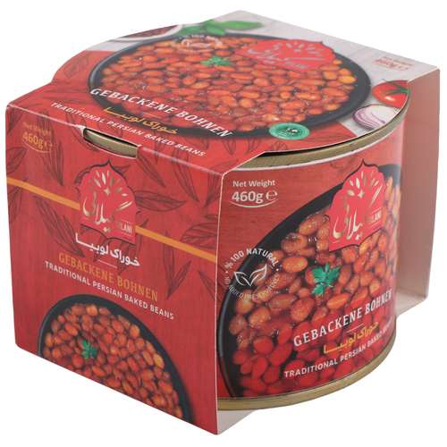 کنسرو لوبیا چیتی در سس گوجه فرنگی گیلانی - 460 گرم 