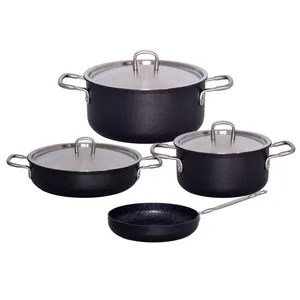 سرویس قابلمه و تابه گرانیتی 7 پارچه کرکماز کد 2960