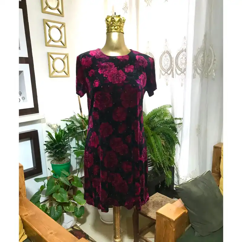 پیراهن زنانه جی آر مدل گلی 22