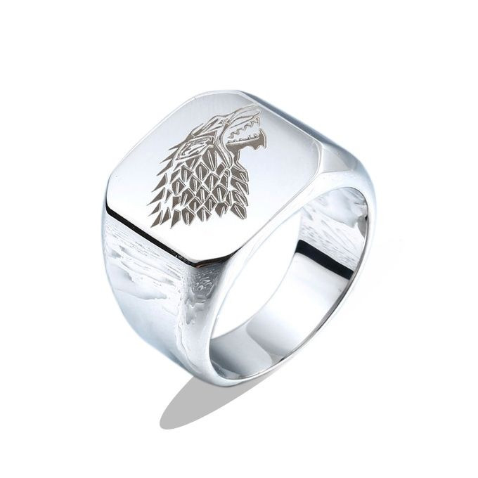 انگشتر مردانه طرح گیم او ترونز مدل خاندان استارک انگشتر مردانه طرح گیم او ترونز مدل خاندان استارک