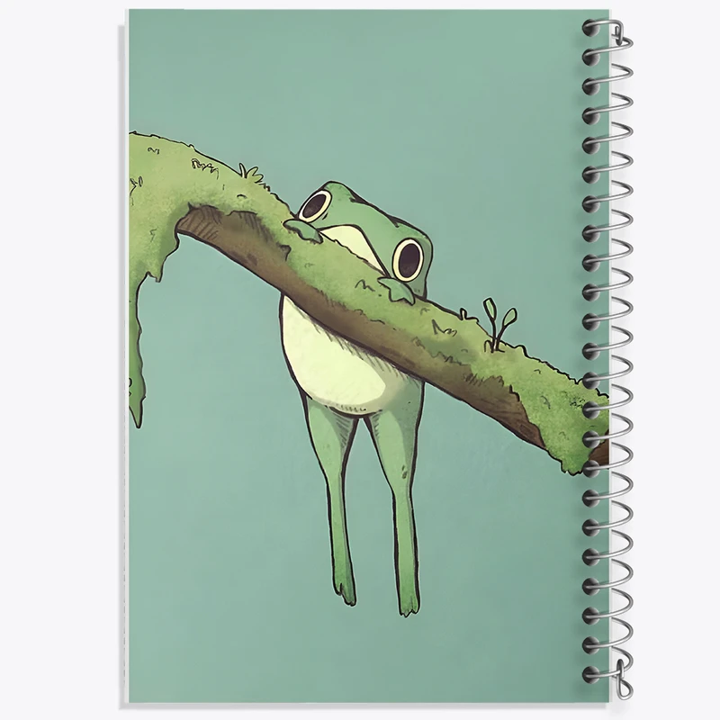 دفتر لیست خرید 50 برگ خندالو طرح قورباغه بامزه کد N3838