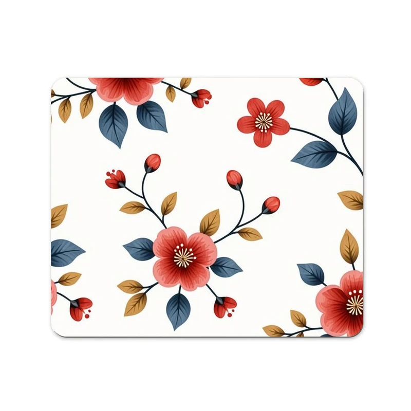 ماوس پد پاد آفرین طرح گل کد 444 سایز 19*24 سانتی متر
