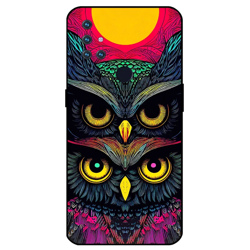 کاور مگافون طرح جغد مدل 1904 مناسب برای گوشی موبایل وان پلاس Nord N10 5G 