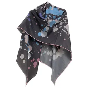 روسری زنانه مدل نخی چهارفصل قواره بزرگ کد 1803