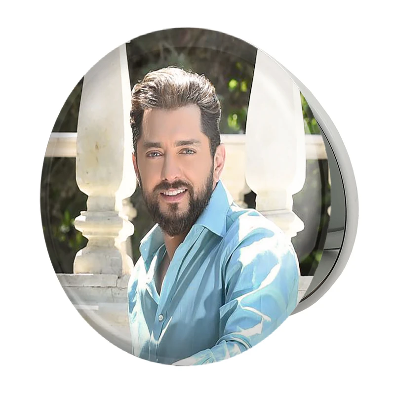 آینه جیبی خندالو طرح بهرام رادان مدل تاشو کد 10444 