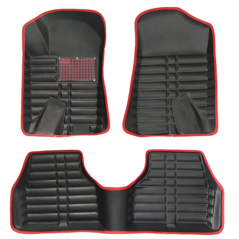 کفپوش سه بعدی خودرو مدل نوار رنگی مناسب برای پژو پارس