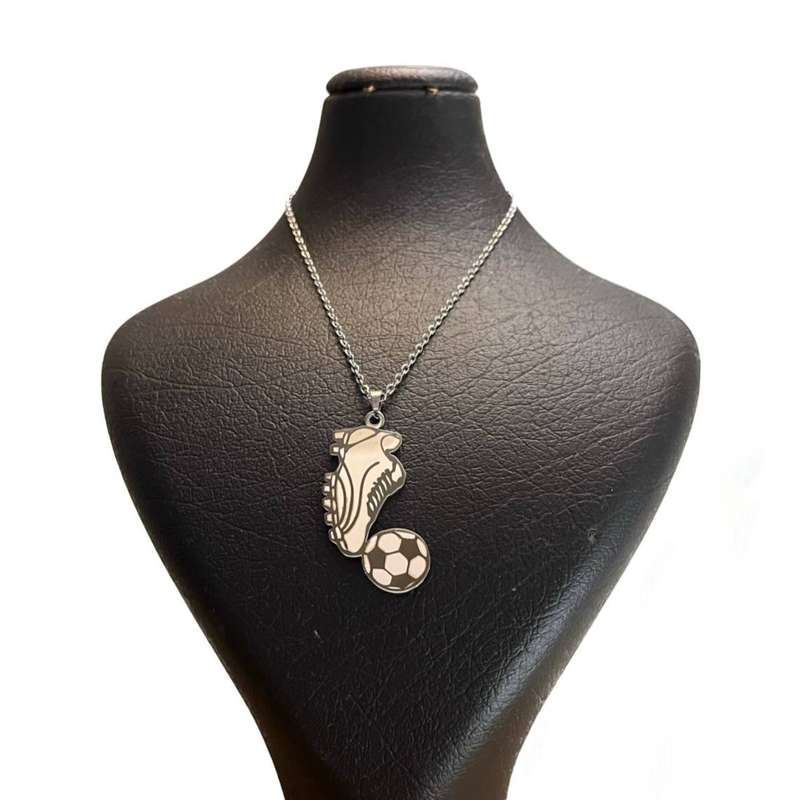 گردنبند مدل کفش و توپ فوتبال گردنبند مدل کفش و توپ فوتبال