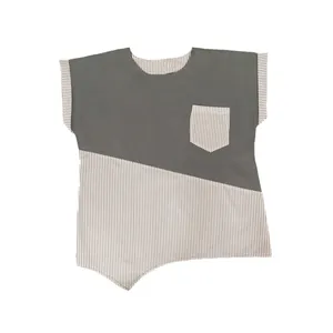 بلوز آستین کوتاه زنانه مدل راه دار