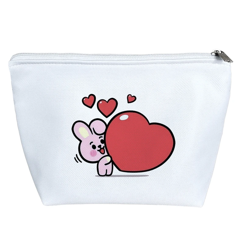 کیف لوازم آرایش دخترانه خندالو مدل  کوکی BT21 کد 1501