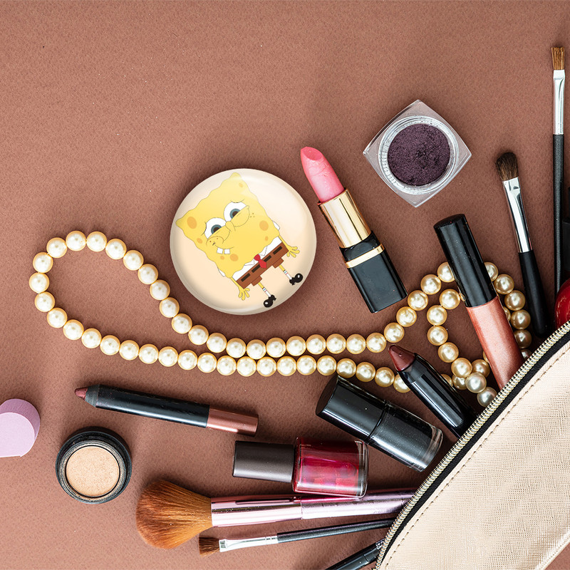 آینه جیبی خندالو مدل باب اسفنجی  کد 1327