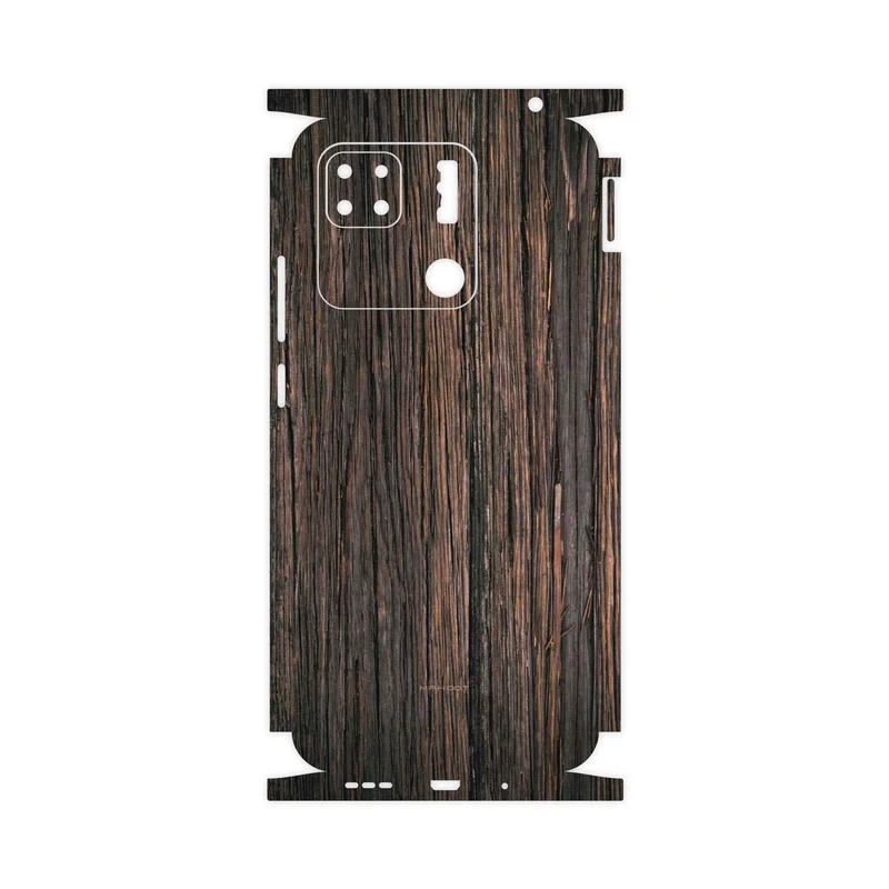 برچسب پوششی ماهوت مدل Burned-Wood-FullSkin مناسب برای گوشی موبایل شیائومی Redmi 10A