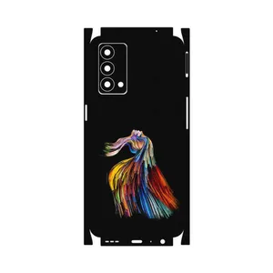 MAHOOT Rainbow Hair Digital Art-FullSkin Cover Sticker for Realme GT Master