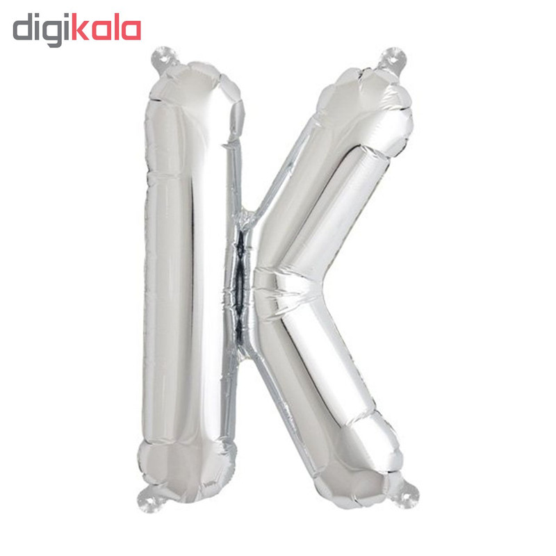 بادکنک فویلی سورتک طرح حروف انگلیسی مدل K