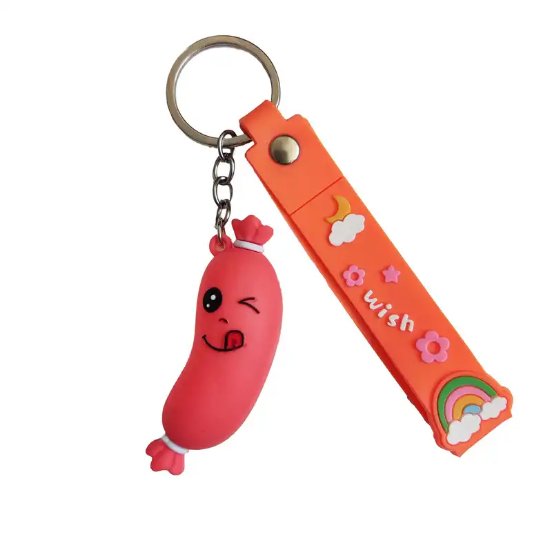 جاکلیدی مدل سیلیکونی طرح سوسیس خوشمزه کد DB20