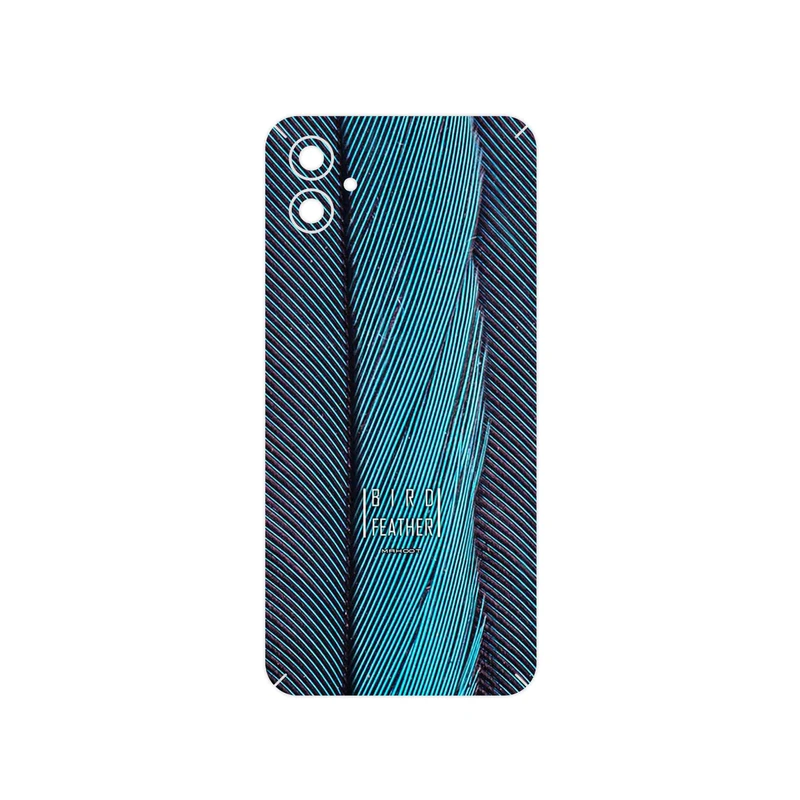 برچسب پوششی ماهوت مدل Turquoise feathers مناسب برای گوشی موبایل سامسونگ Galaxy M04