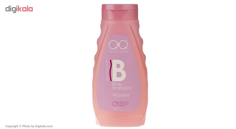 شامپو بدن کیو اند کیو مدل Quality Queen Pink حجم 300 میلی لیتر