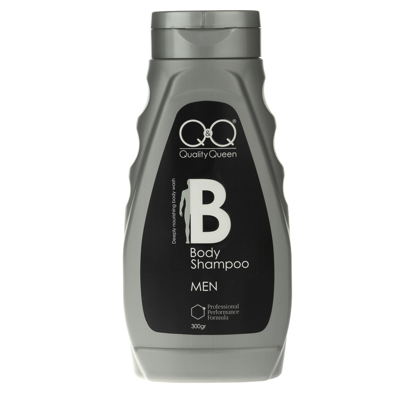 شامپو بدن کیو اند کیو مدل Quality Queen Grey حجم 300 میلی لیتر