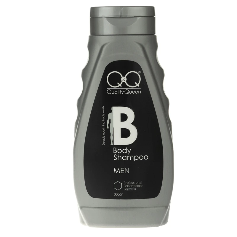 شامپو بدن کیو اند کیو مدل Quality Queen Grey حجم 300 میلی لیتر