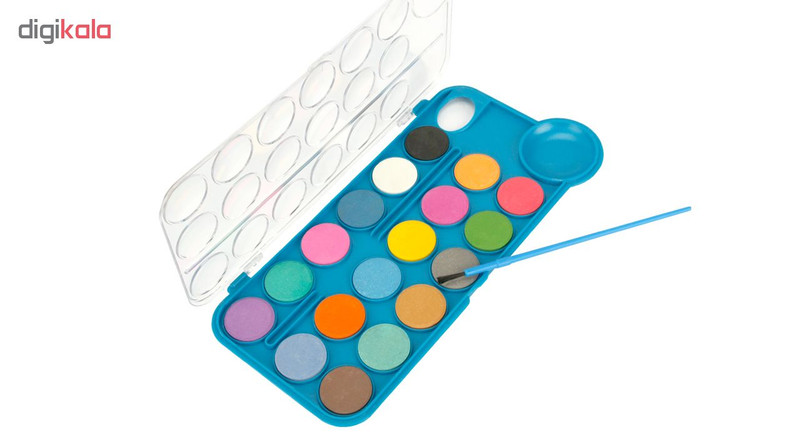 آبرنگ 18 رنگ پییرسز کد PZB0084 بسته 2 عددی