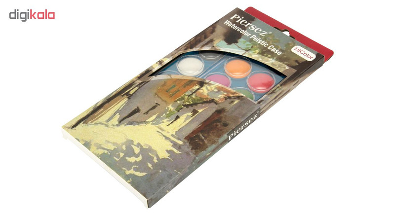 آبرنگ 18 رنگ پییرسز کد PZB0084 بسته 2 عددی