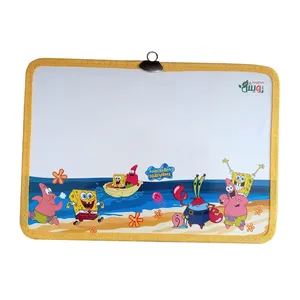 تخته وایت برد رویش مدل باب اسفنجی سایز 24x34 سانتی متر