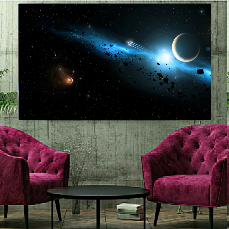  تابلو شاسی طرح کهکشان کد BL452