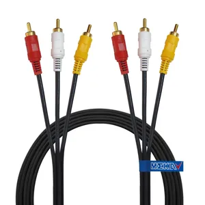 Meka MAC18 3 RCA To 3 RCA Cable 1.5m