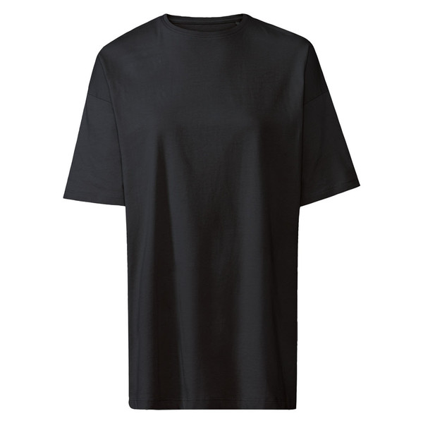 تی شرت اورسایز آستین کوتاه زنانه اسمارا مدل 382168 رنگ مشکی