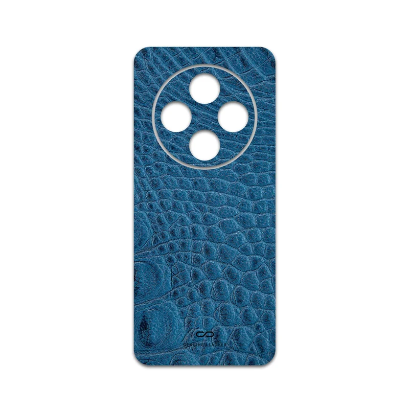 برچسب پوششی ماهوت مدل Blue-Crocodile-Leather مناسب برای گوشی موبایل شیائومی Redmi 14C