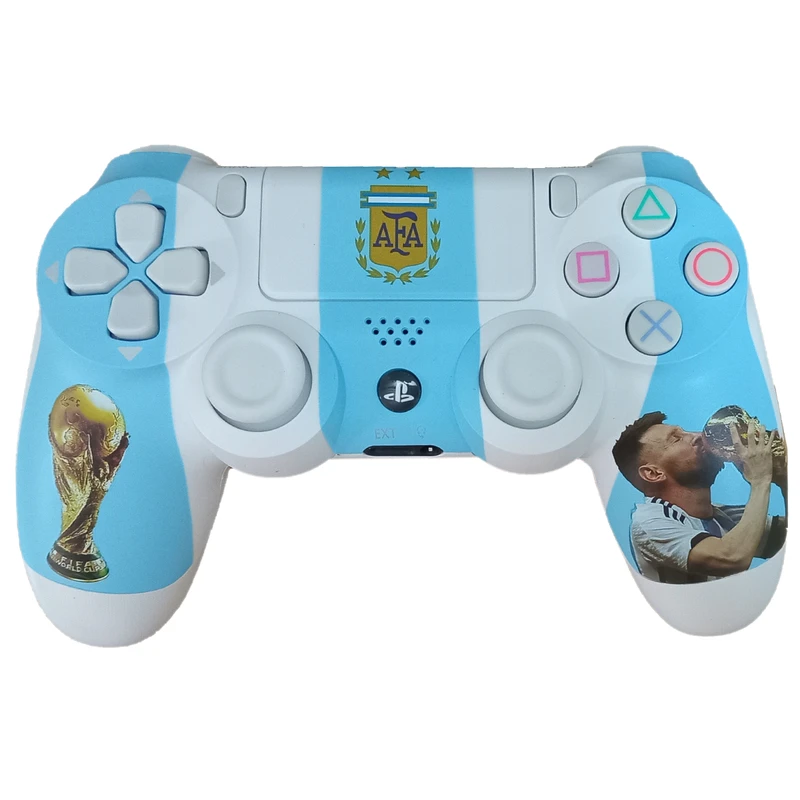 دسته بازی بی سیم پلی استیشن ۴ مدل DualShock4 Messi Argentina 