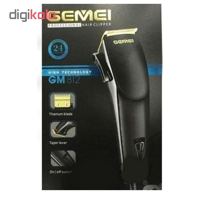 ماشین اصلاح سر و صورت جیمی مدل GM-812 ماشین اصلاح سر و صورت جیمی مدل GM-812